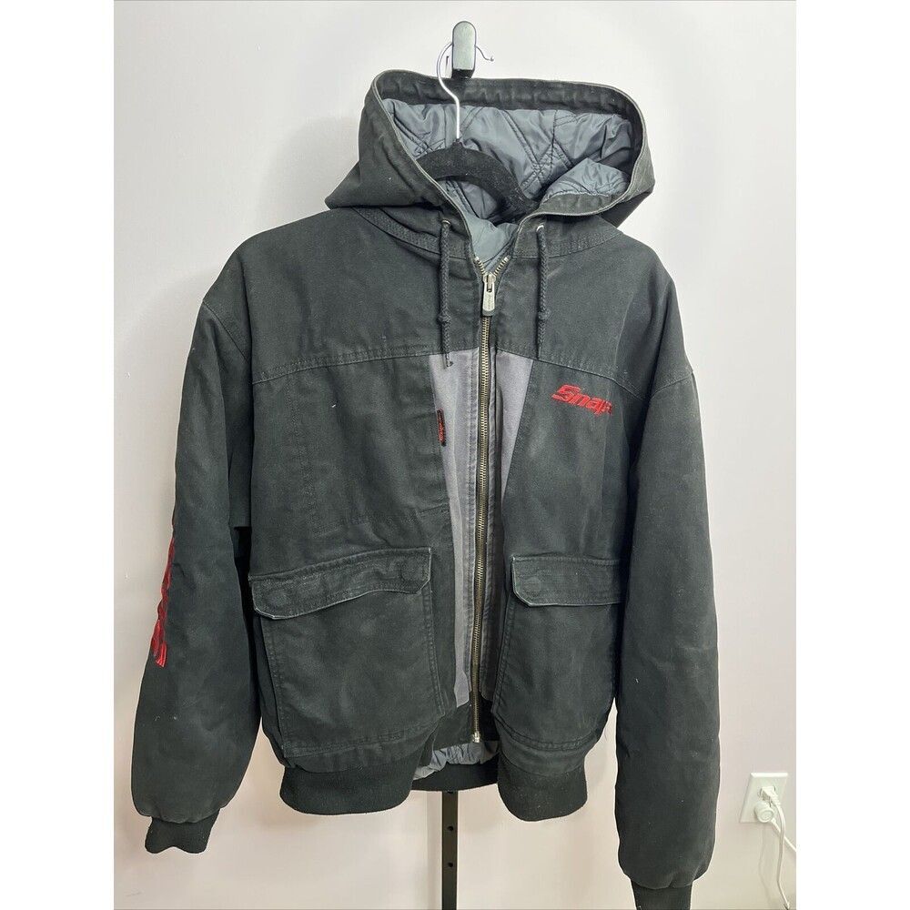 SNAP-ON | XL Men UTILITY WORK WEAR COAT | BLACK GREY